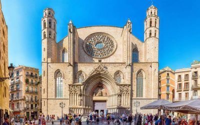 Basilica Santa Maria del mar de Barcelona